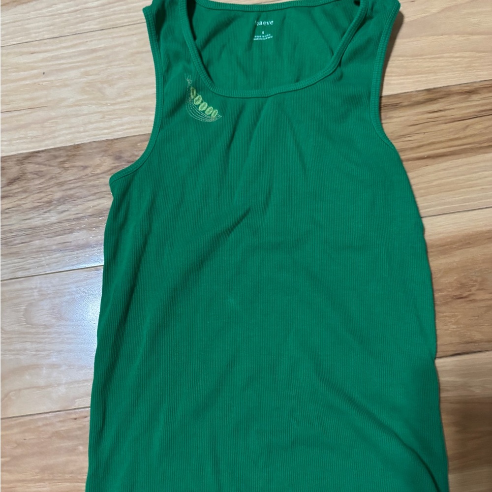 Anthropologie Maeve Embroidered Icon Tank Top Size Small